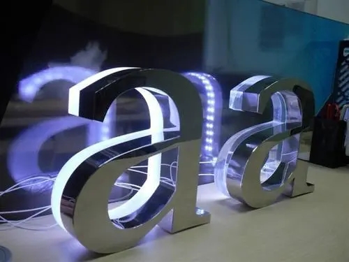 树脂发光字、亚克力吸塑字与LED发光字的特点?